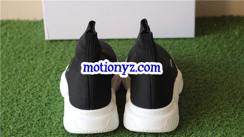 Update Version Balenciaga Speed Trainer Sock Race Runners Black